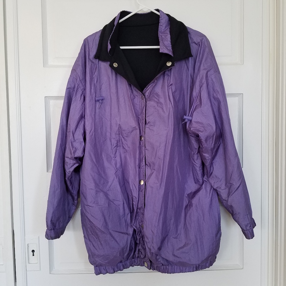 Brylane Reversible Jacket Size L